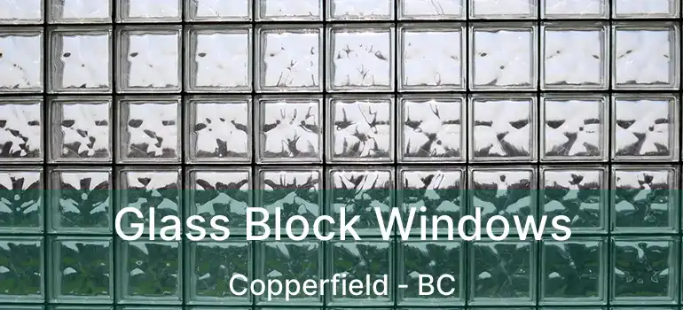  Glass Block Windows Copperfield - BC