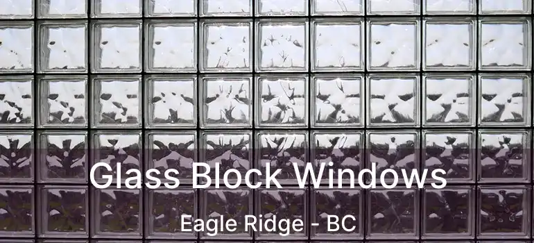  Glass Block Windows Eagle Ridge - BC