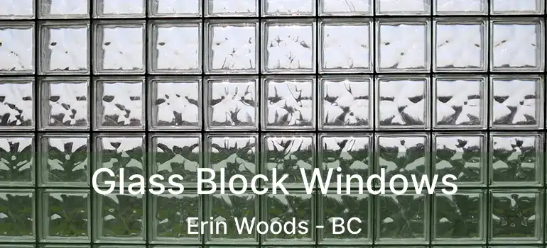  Glass Block Windows Erin Woods - BC