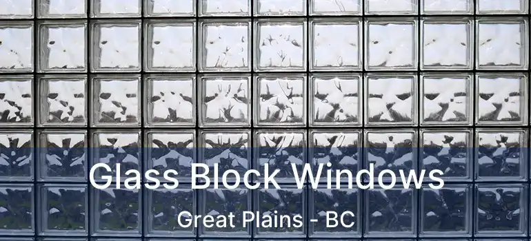  Glass Block Windows Great Plains - BC