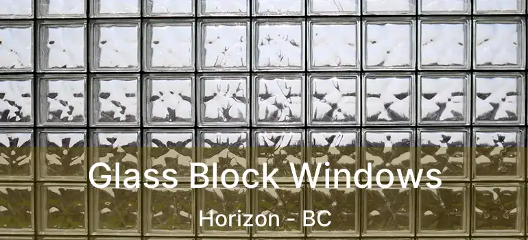  Glass Block Windows Horizon - BC