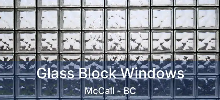  Glass Block Windows McCall - BC