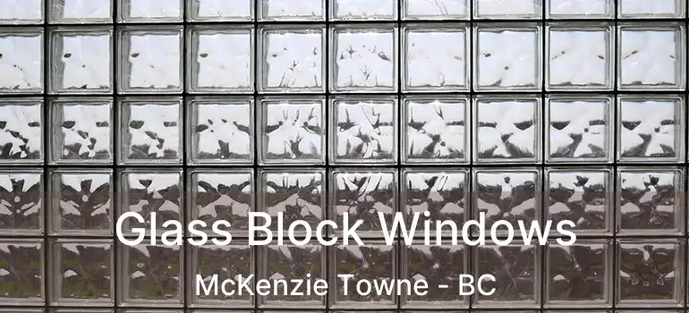  Glass Block Windows McKenzie Towne - BC