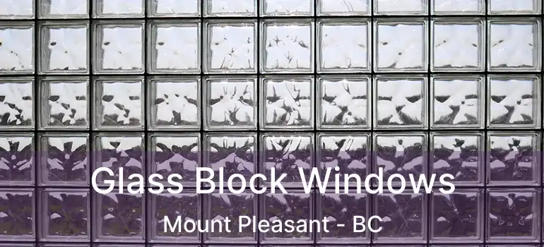  Glass Block Windows Mount Pleasant - BC