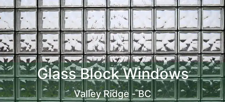  Glass Block Windows Valley Ridge - BC