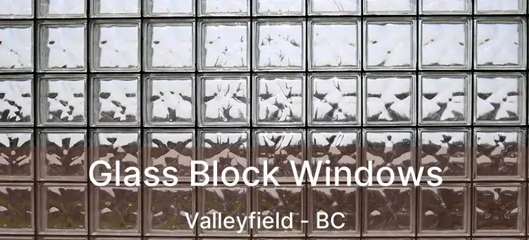  Glass Block Windows Valleyfield - BC