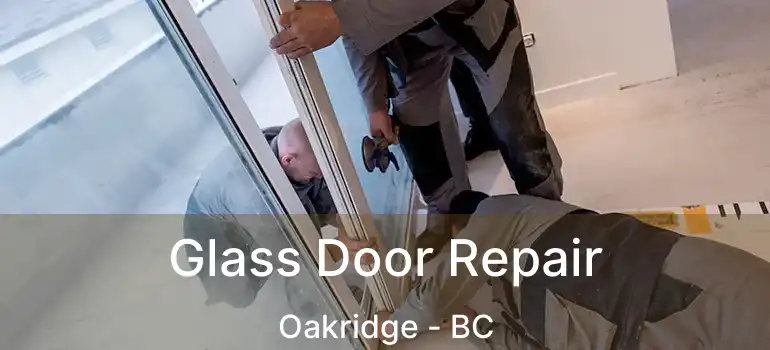  Glass Door Repair Oakridge - BC