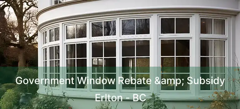  Government Window Rebate & Subsidy Erlton - BC
