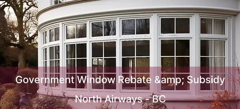  Government Window Rebate & Subsidy North Airways - BC