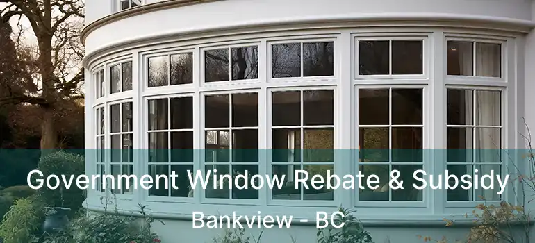  Government Window Rebate & Subsidy Bankview - BC