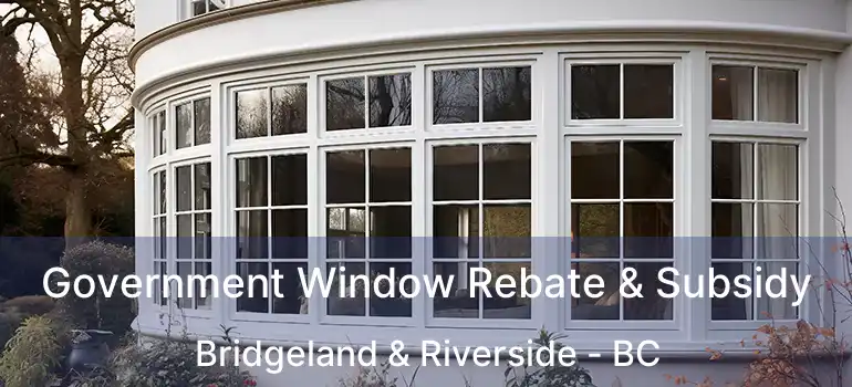 Government Window Rebate & Subsidy Bridgeland & Riverside - BC