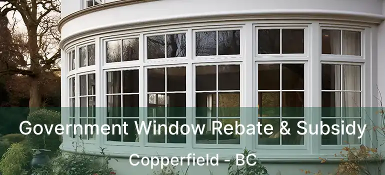 Government Window Rebate & Subsidy Copperfield - BC