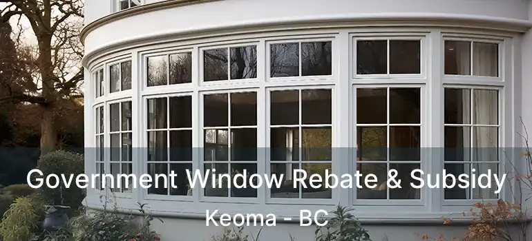  Government Window Rebate & Subsidy Keoma - BC