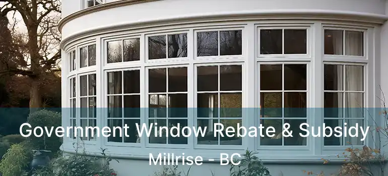  Government Window Rebate & Subsidy Millrise - BC