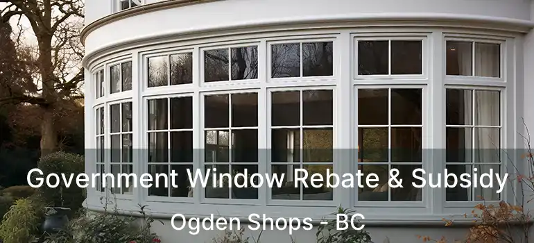  Government Window Rebate & Subsidy Ogden Shops - BC