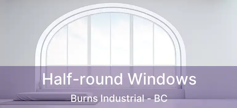  Half-round Windows Burns Industrial - BC