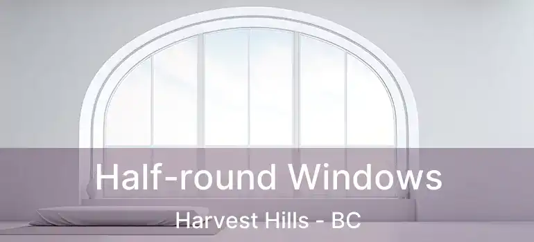  Half-round Windows Harvest Hills - BC