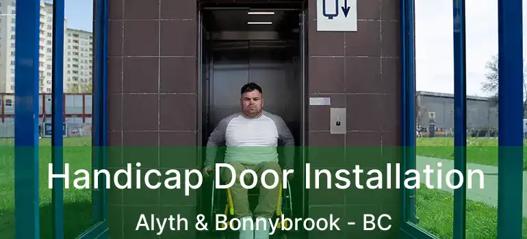  Handicap Door Installation Alyth & Bonnybrook - BC
