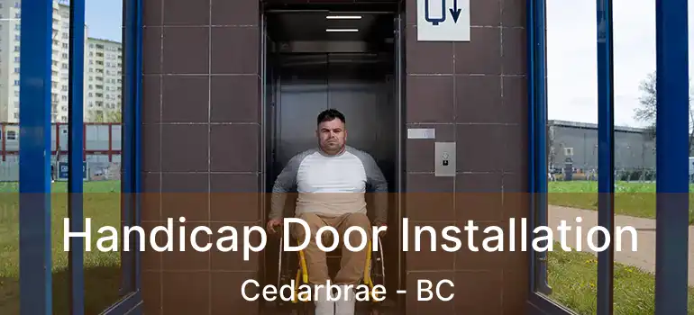 Handicap Door Installation Cedarbrae - BC