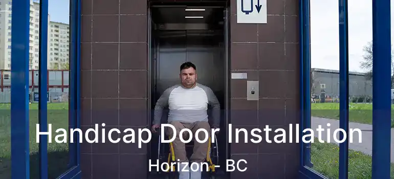  Handicap Door Installation Horizon - BC