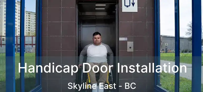  Handicap Door Installation Skyline East - BC