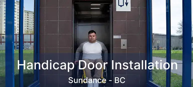  Handicap Door Installation Sundance - BC