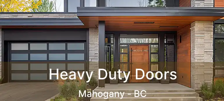  Heavy Duty Doors Mahogany - BC