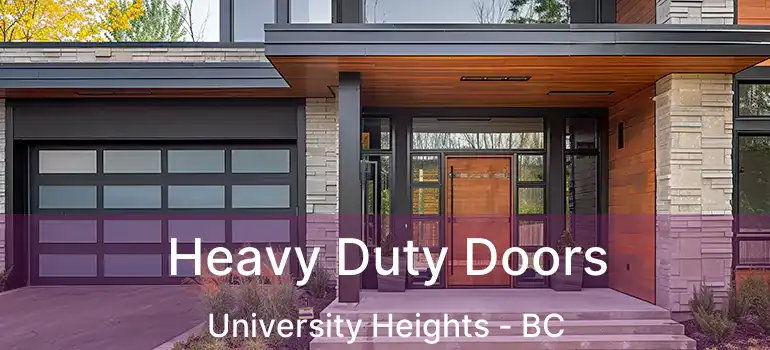  Heavy Duty Doors University Heights - BC