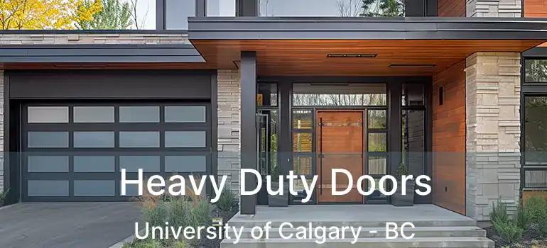  Heavy Duty Doors University of Calgary - BC