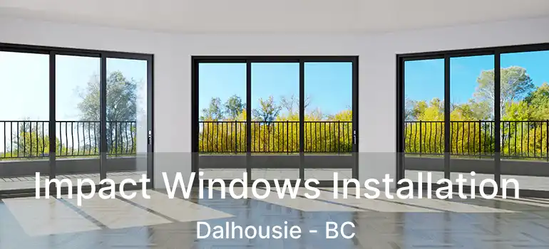  Impact Windows Installation Dalhousie - BC