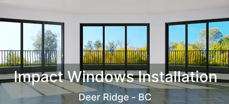  Impact Windows Installation Deer Ridge - BC