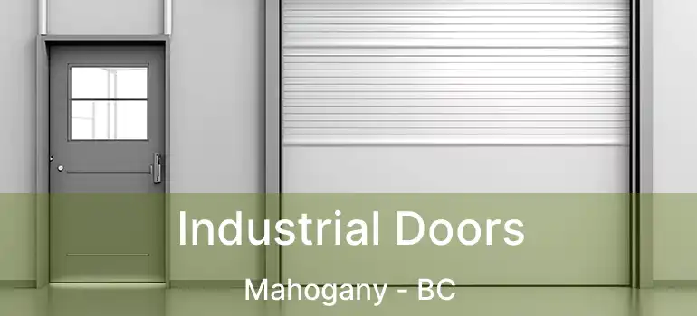  Industrial Doors Mahogany - BC