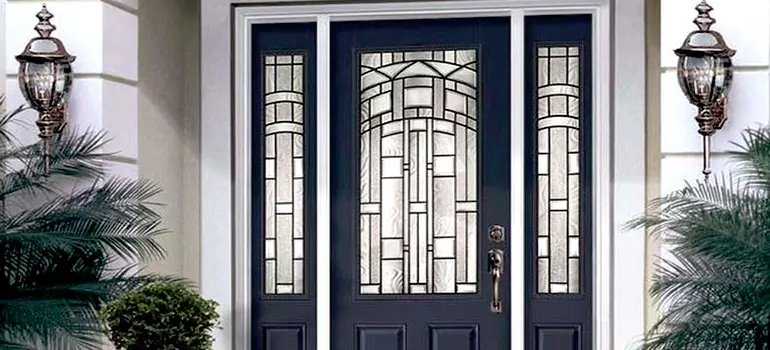 Stained Glass Door Panels in Maple Ridge, British Columbia