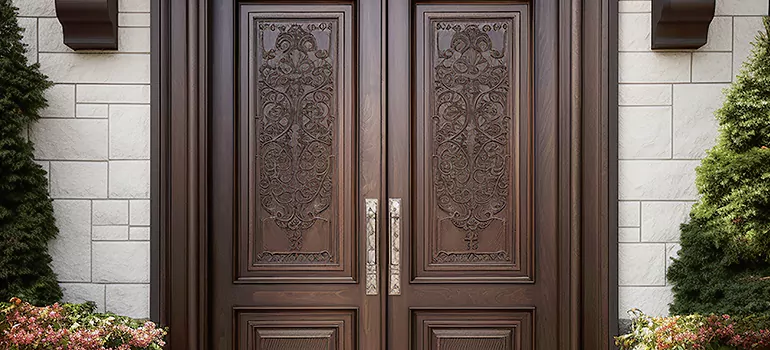 Double Front Doors in Charleswood, BC