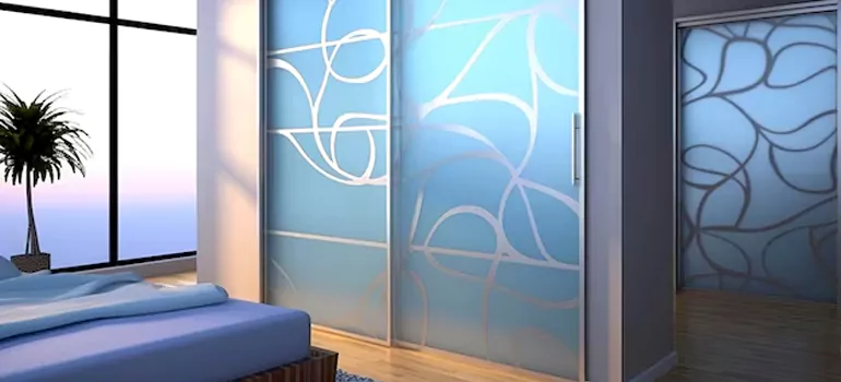 Frosting Glass Cabinet Doors in Maple Ridge, BC