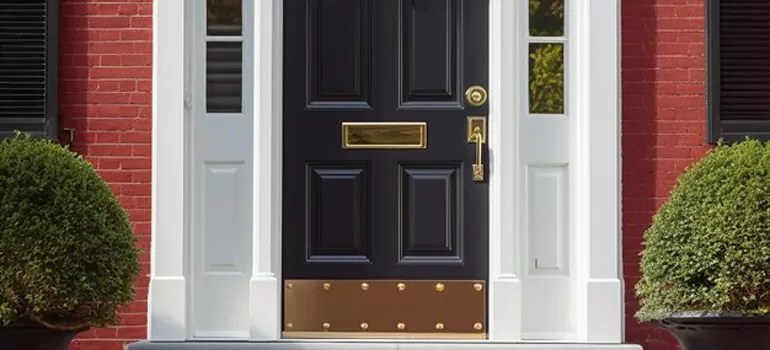 Commercial Door Kick Plate Installation in Maple Ridge, BC