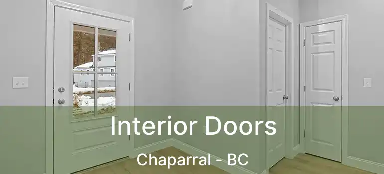  Interior Doors Chaparral - BC