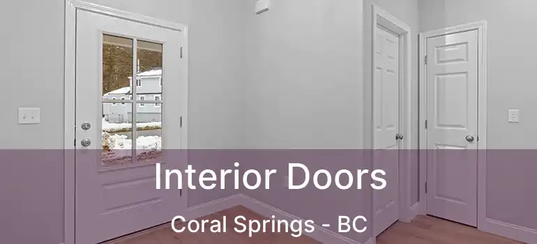  Interior Doors Coral Springs - BC