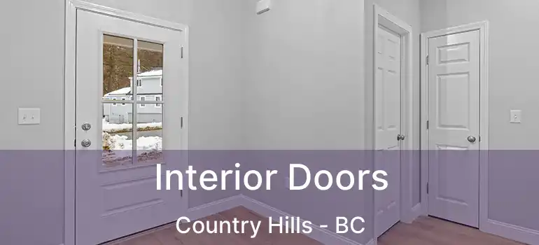  Interior Doors Country Hills - BC