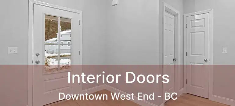  Interior Doors Downtown West End - BC