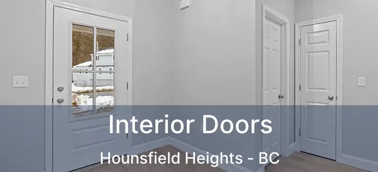 Interior Doors Hounsfield Heights - BC