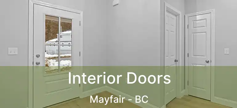  Interior Doors Mayfair - BC