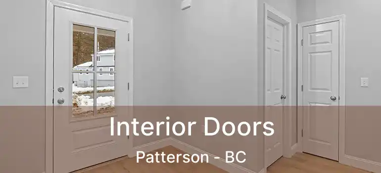  Interior Doors Patterson - BC