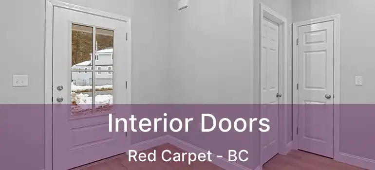  Interior Doors Red Carpet - BC