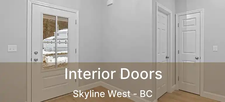  Interior Doors Skyline West - BC