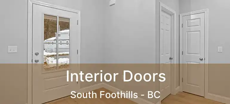  Interior Doors South Foothills - BC