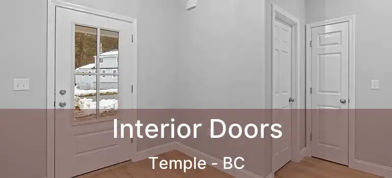  Interior Doors Temple - BC