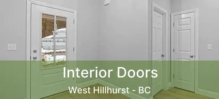  Interior Doors West Hillhurst - BC