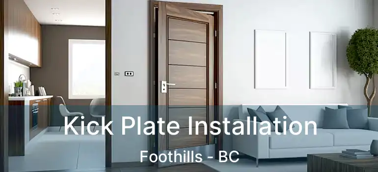  Kick Plate Installation Foothills - BC
