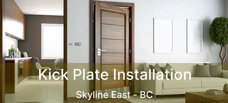  Kick Plate Installation Skyline East - BC